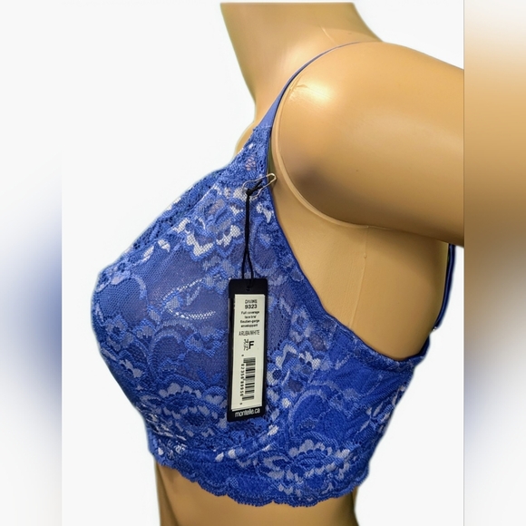 Montelle Intimates Divine Unlined Bra Aruba/White 34F - Picture 2 of 6